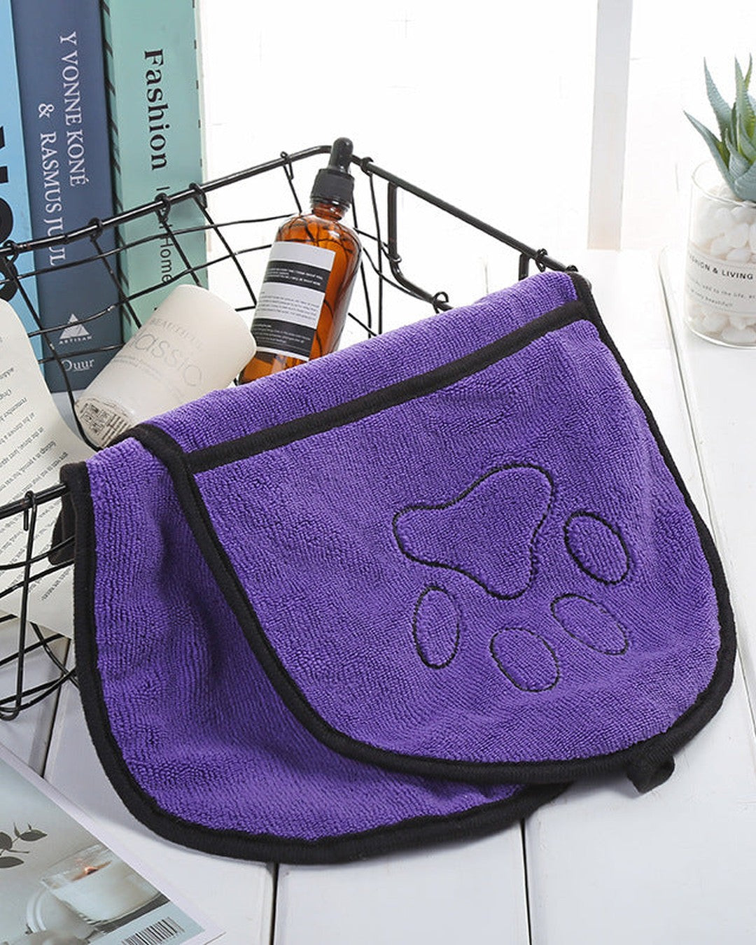 Torkhandduk med handfack – mikrofiber som suger upp vätan